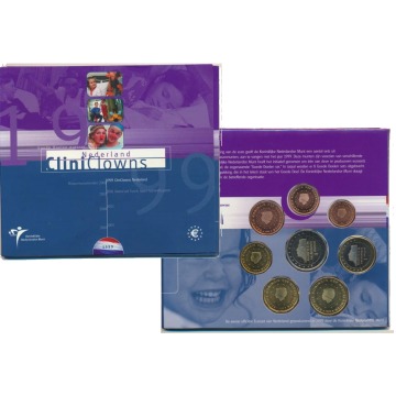 Conjunto Anual Moedas 1999 em BNC (BU) Pases Baixos